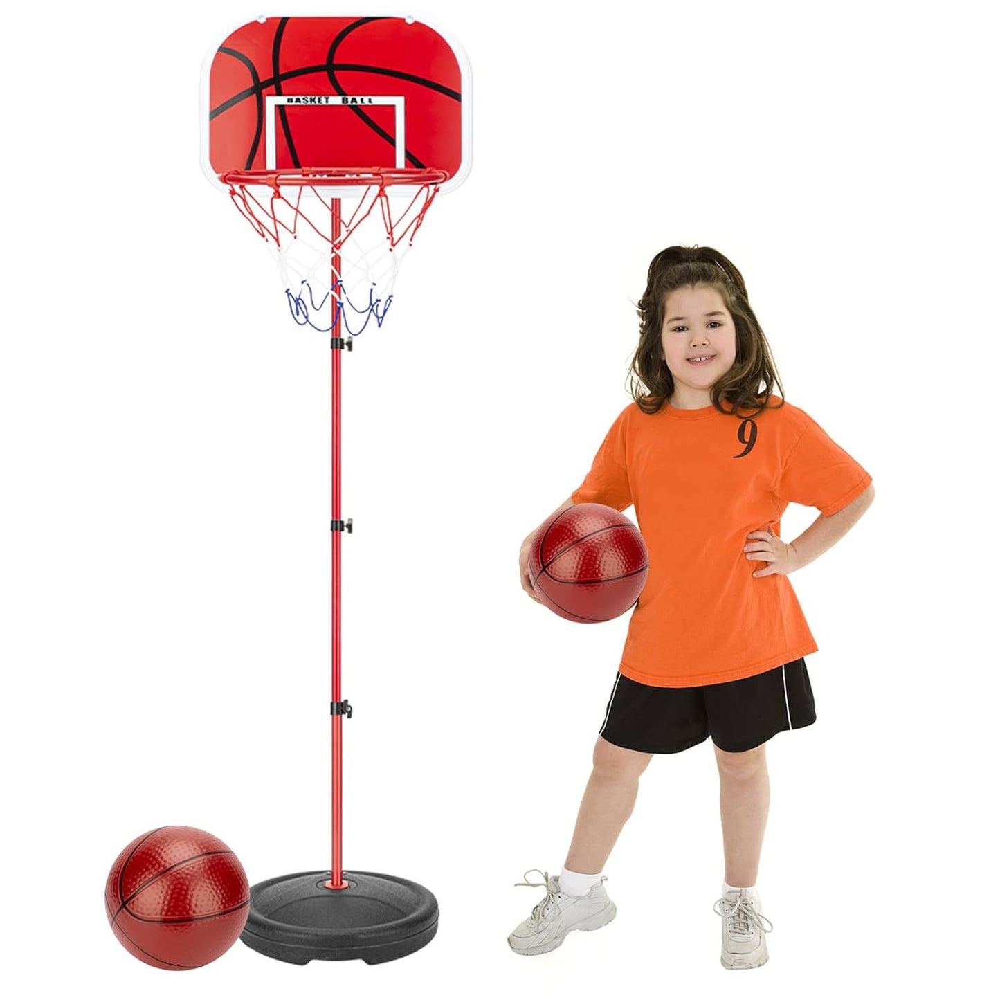Mini cerceau de basket-ball en métal d'intérieur