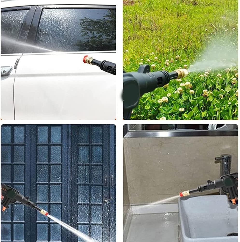 Pistolet De Lavage De Voiture Portable Multifonction Rechargeable