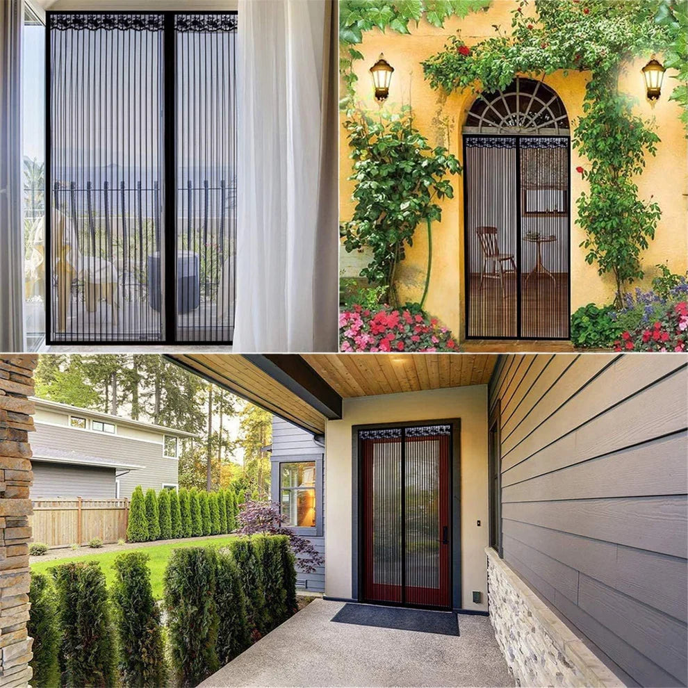 Porte moustiquaire magnétique