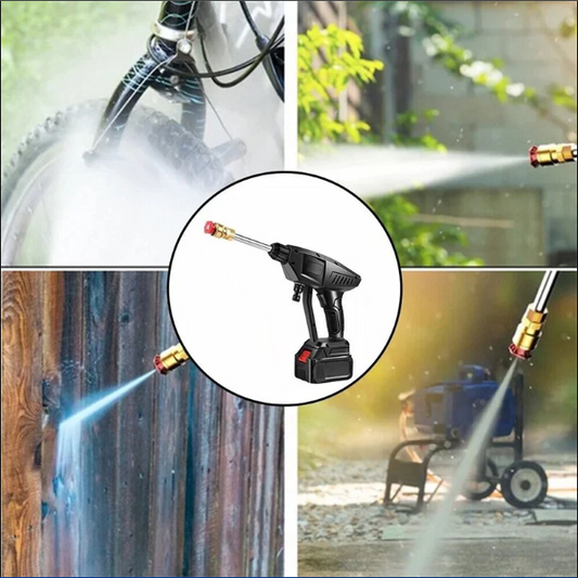 Pistolet De Lavage De Voiture Portable Multifonction Rechargeable