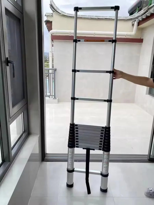 Échelle Télescopique 2,6M – Légère, Sécurisée et Facile à Ranger 🔧