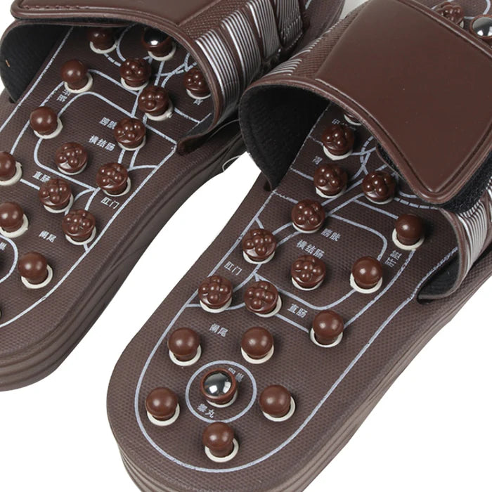 Pantoufles d'acupuncture, Massage des pieds