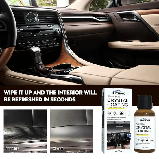 RevĂȘtement Cristallin pour Plastique Auto ( đ Achetez en 1, recevez en 1 gratuitement! )