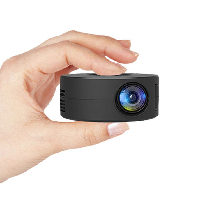 Mini projecteur LED portable et haut-parleur intégré