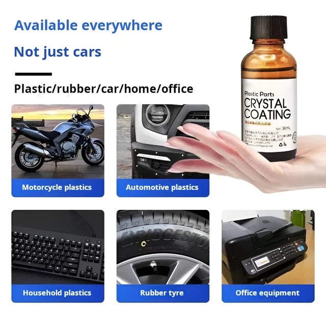 RevĂȘtement Cristallin pour Plastique Auto ( đ Achetez en 1, recevez en 1 gratuitement! )