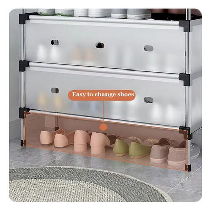 Meuble de Rangement à 4 Niveaux pour Chaussures