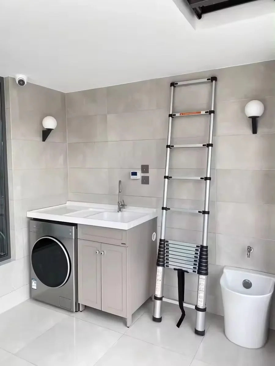 Échelle Télescopique 2,6M – Légère, Sécurisée et Facile à Ranger 🔧