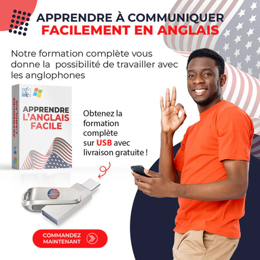 Formation vidéo en Maîtrise de l'anglais sur Clé USB Offerte📚