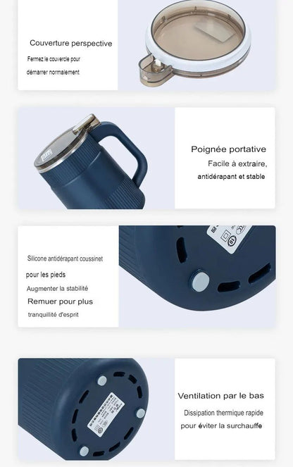 Mixeur Multifonction en Acier Inoxydable