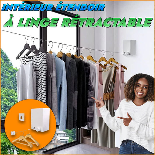Corde A Linge rétractable Sèche-linge