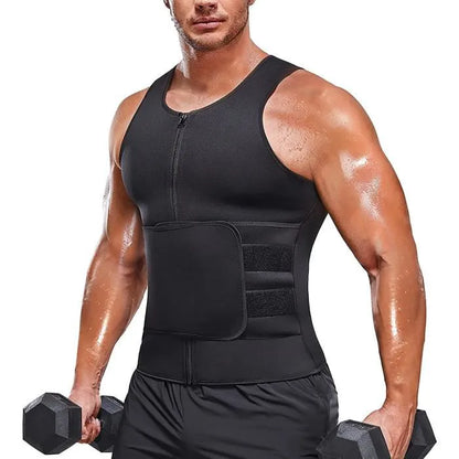 Gilet sudation ventre Plat Homme
